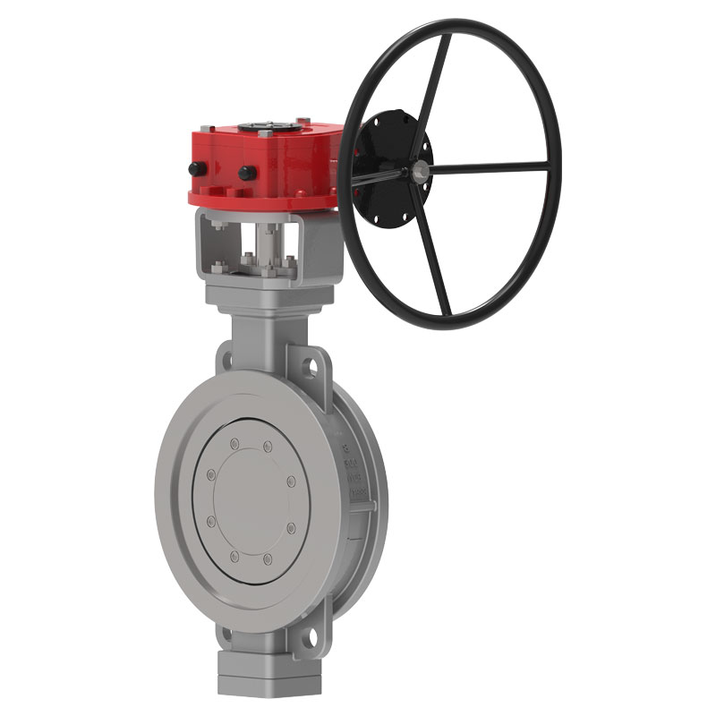 Válvula borboleta wafer tripla excêntrica com sede de metal